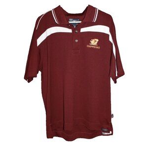 Vintage Central Michigan Chippewas Collared Short Sleeve Shirt Mens Size Large L